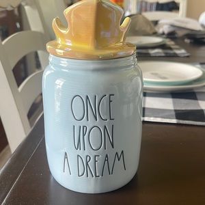 Rae Dunn Once Upon A Dream canister. Cinderella Disney Artisan collection.